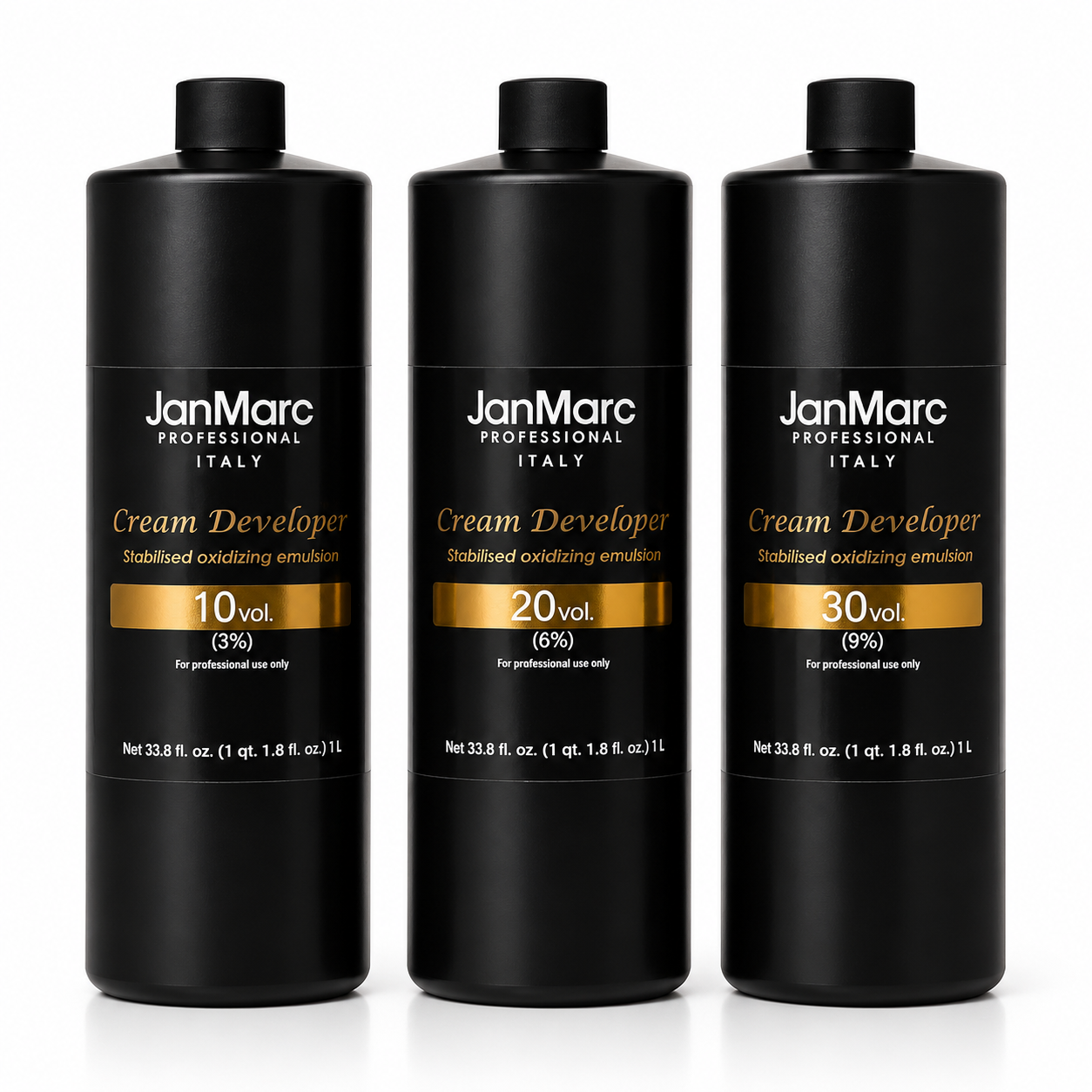 JanMarc Professional Cream Developer | 10 Vol, 20 Vol & 30 Vol